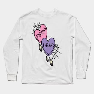 no scrubs floral heart Long Sleeve T-Shirt